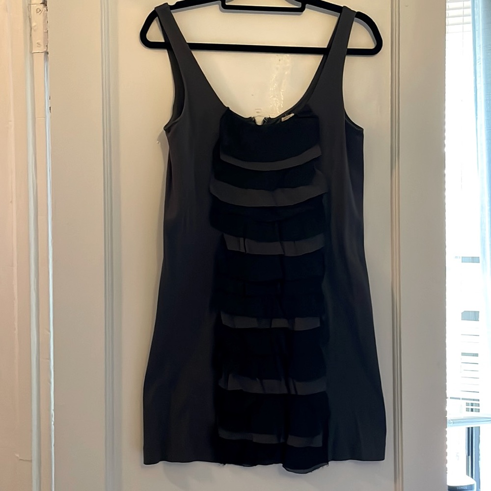 J.Crew dress with ruffles.  EUC.